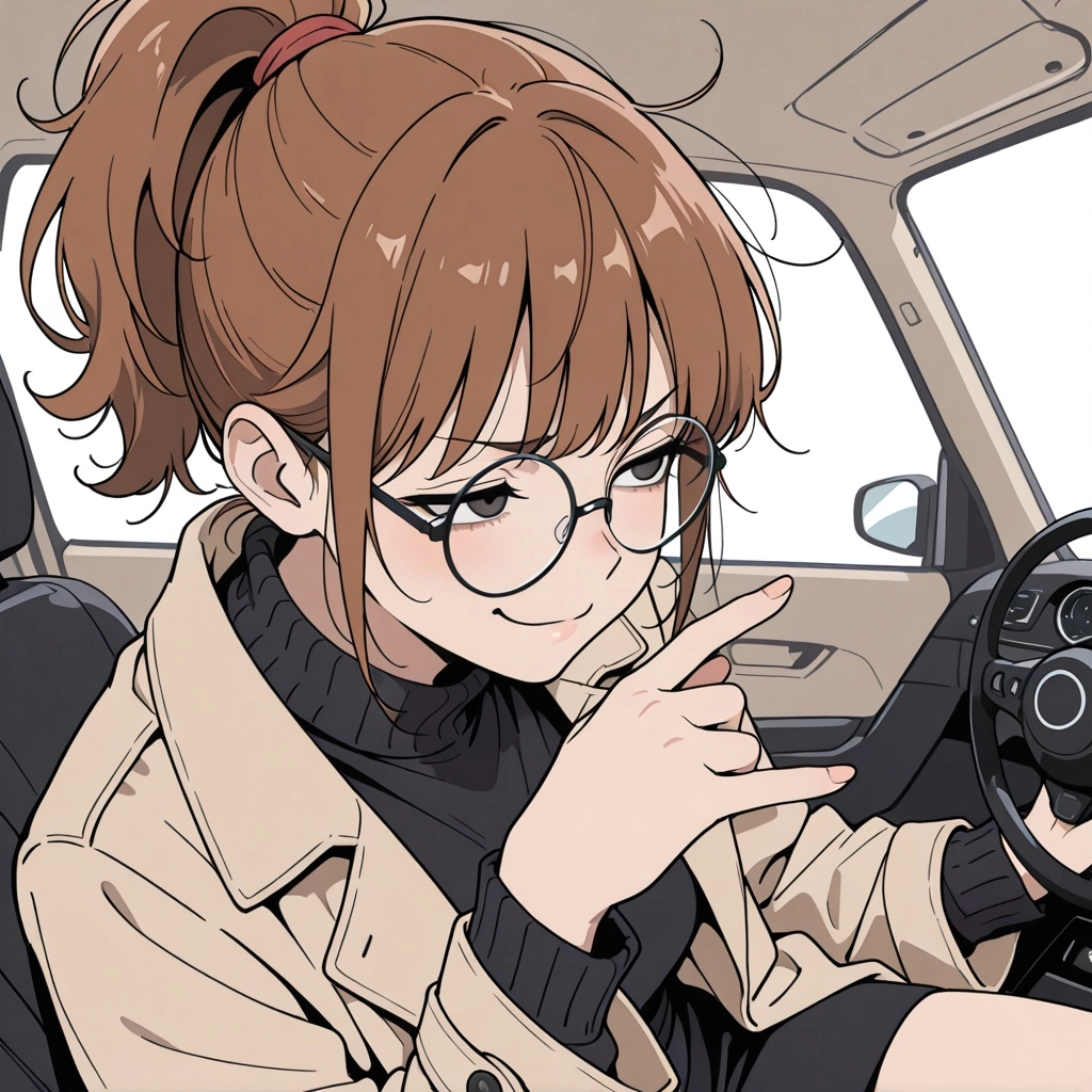 Uguisu Anko, mejiro kyouko, brown hair, short hair, brown eyes, tired eyes, messy hair, ,Uguisu Anko, best quality, 1gir