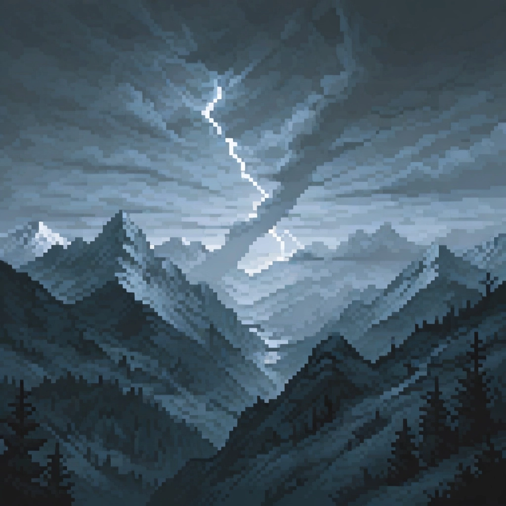 thunder clouds over the arrow of time and we struck there and strode until those charges slowed