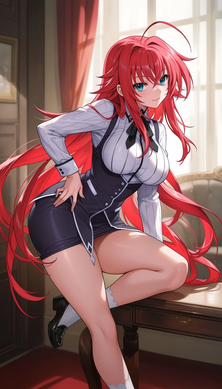 Masterpiece, best quality, score_8 up, amazing quality, very aesthetic, absurdres, 1girl, Rias gremory ( high school dxd