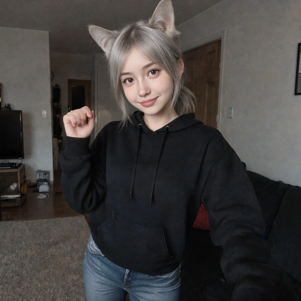ultra detailed, 8k, natural skin texture, masterpiece, best quality, 

1girl, babyface, light gray hair, medium hair, po