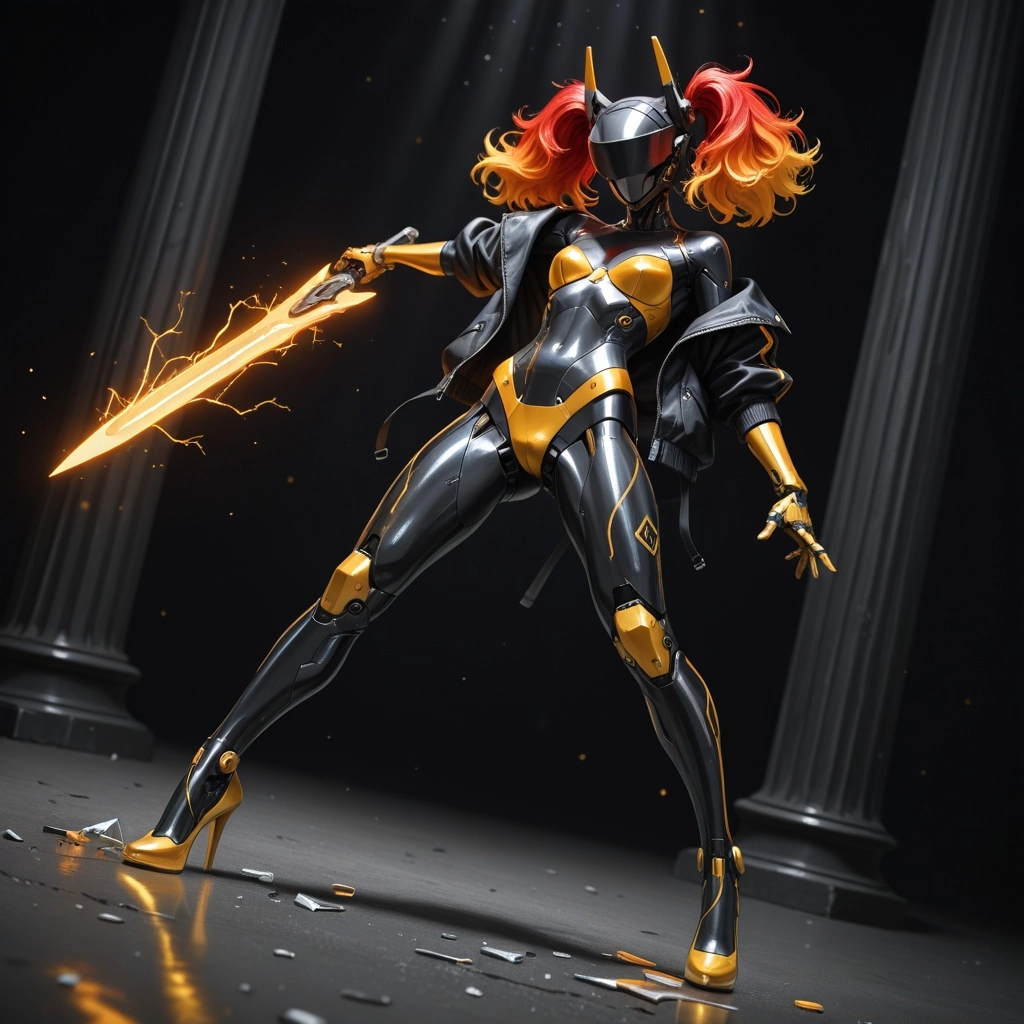 [[[black bodysuit]]], ((yellow maebari, heels)), 
jjv, ((((jjv)))) masterpiece,best quality,amazing quality,very aesthet