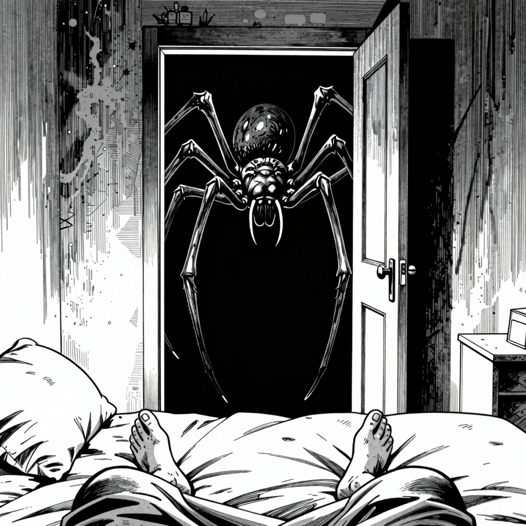 hogh resolution gekiga junji ito manga set at night with sharp auper thin lines and detailed but lightly shaded shadows 