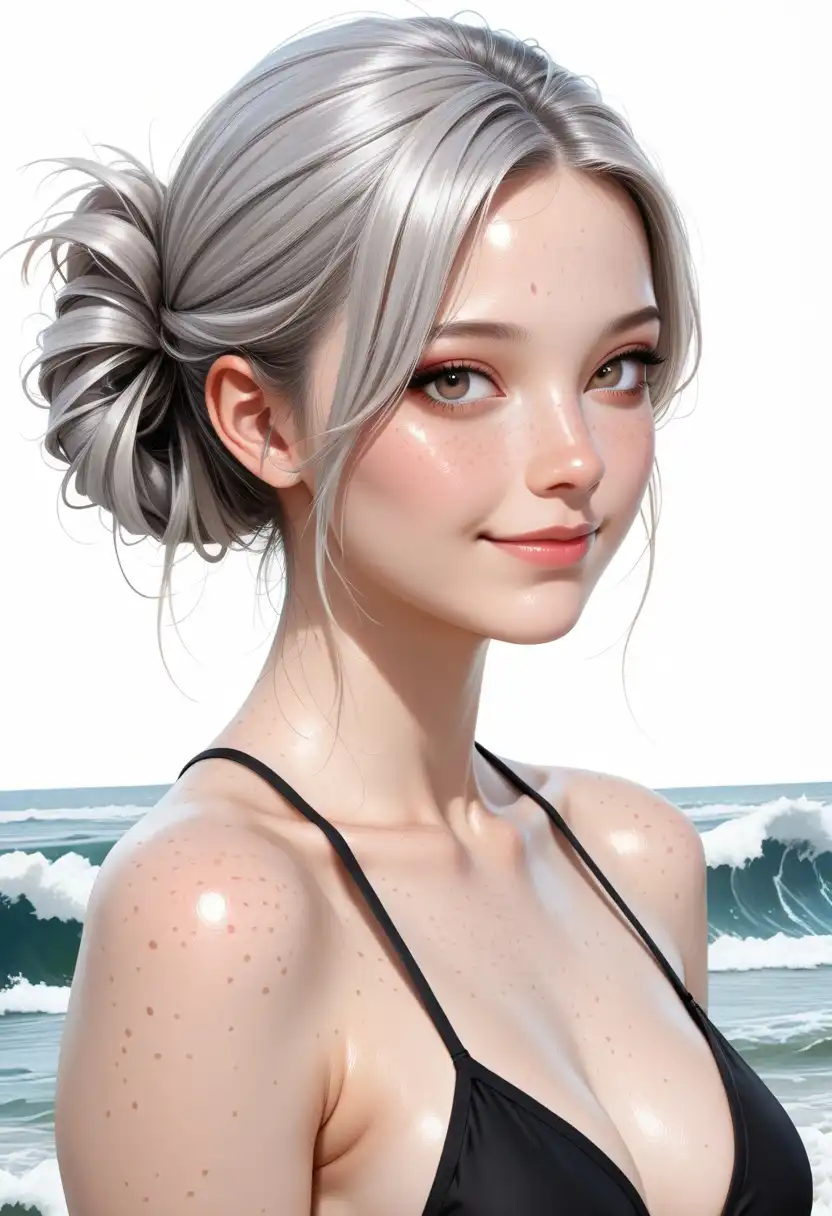 PerfectDeliberate image: Photorealistic, randomfacegenerator, 18,y.o, beautiful, masterpiece, best quality, ((white background:1.2)) , amazing qu…
